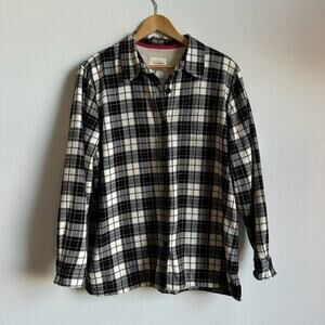 LL BEAN Insulated Flannel Shirt